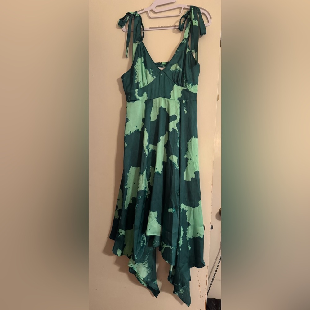 Alexis Teal and Mint Dress